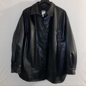 Faux Leather Jacket